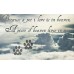 Pet Pawprints Let by You Memorial GIfts for Who lost the furbaby ME-G-01